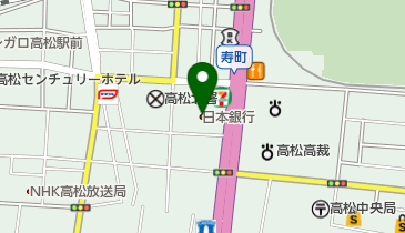 日本銀行 高松支店 トイレの地図画像