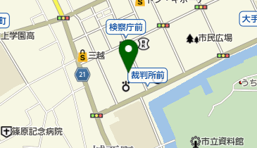 高松地方裁判所 丸亀支部 トイレの地図画像