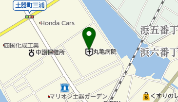 県立丸亀病院 トイレの地図画像