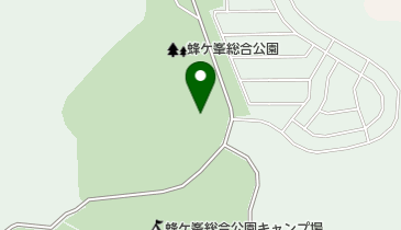 蜂ヶ峰総合公園 トイレの地図画像