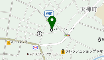 ハローワーク観音寺 トイレの地図画像