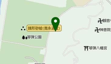 琴弾公園 浴日館 トイレの地図画像