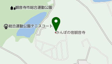 かんぽの宿観音寺 トイレの地図画像