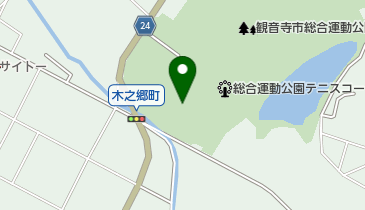 観音寺市立総合体育館 トイレの地図画像