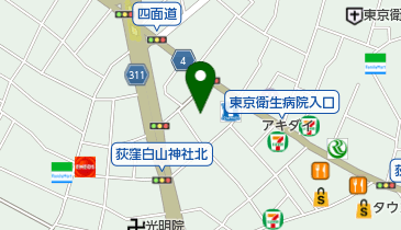 杉並公会堂 1F トイレの地図画像