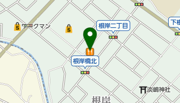 サガミ 町田根岸店 トイレの地図画像