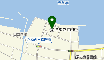 さぬき市役所 トイレの地図画像