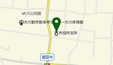 さぬき市役所 大川支所 トイレの地図画像
