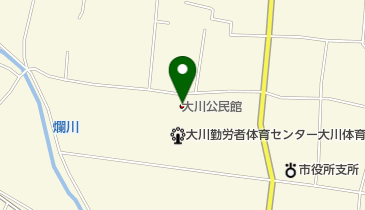 大川公民館 トイレの地図画像