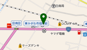 東かがわ市役所 トイレの地図画像