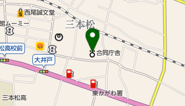 ハローワーク東かがわ トイレの地図画像