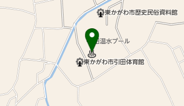 翼山温泉 トイレの地図画像