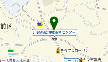 川崎西部地域療育センター トイレの地図画像