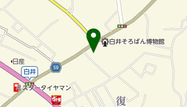 白井市中央公民館 トイレの地図画像