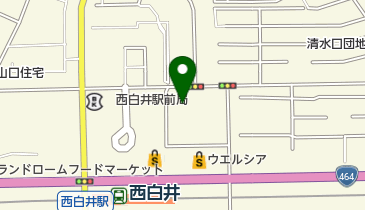 白井市西白井複合センター トイレの地図画像