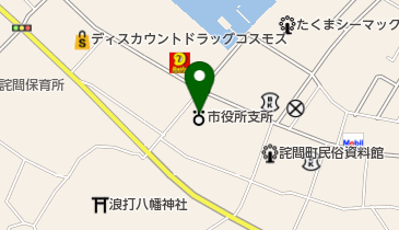 三豊市役所 詫間支所 トイレの地図画像