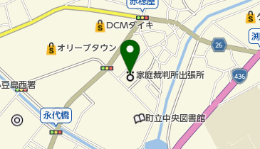 土庄簡易裁判所 トイレの地図画像