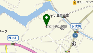 土庄町立中央公民館 トイレの地図画像