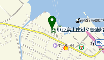 土庄港フェリーターミナル トイレの地図画像