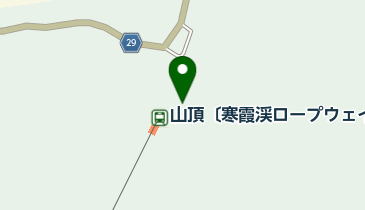 寒霞渓ロープウェイ山頂駅前 トイレの地図画像