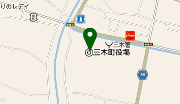 三木町役場 トイレの地図画像