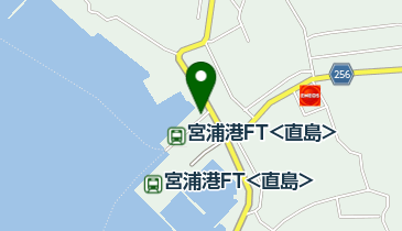 海の駅 なおしま トイレの地図画像