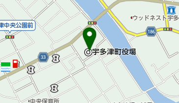 宇多津町役場 トイレの地図画像