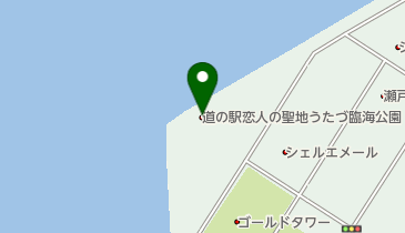 うたづ海ホタル トイレの地図画像