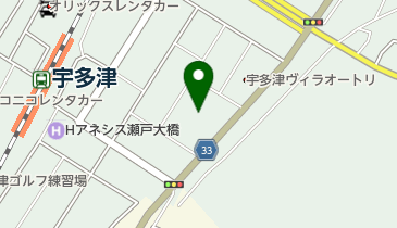 ユープラザうたづ トイレの地図画像