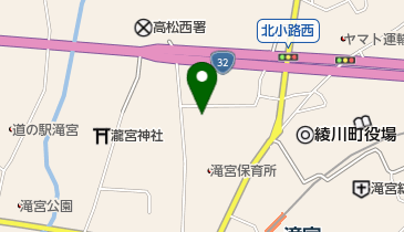 綾川町社会福祉協議会 トイレの地図画像