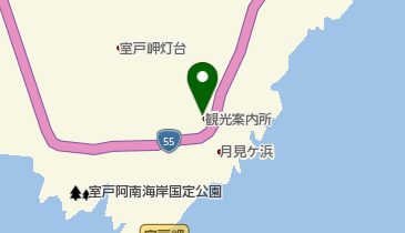 室戸市観光協会 トイレの地図画像