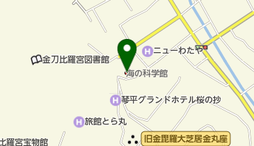 海の科学館 トイレの地図画像