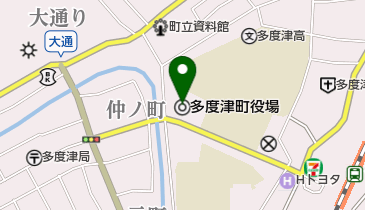 多度津町役場 トイレの地図画像