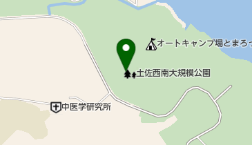 土佐西南大規模公園中村地区 オートキャンプ場とまろっと 管理棟 トイレの地図画像
