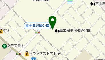 富士見中央近隣公園 公衆トイレの地図画像