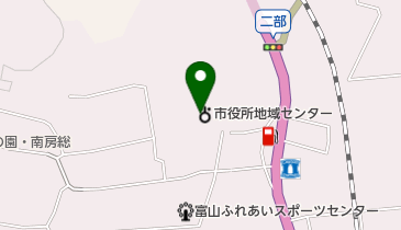 富山町中央公民館 トイレの地図画像