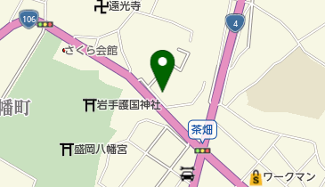 岩手県自治会館 トイレの地図画像