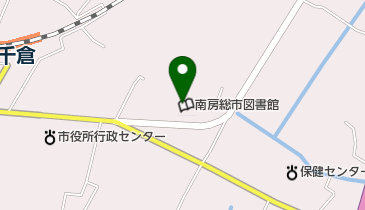 千倉町立図書館 トイレの地図画像