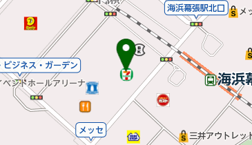 ワールドビジネスガーデン トイレの地図画像