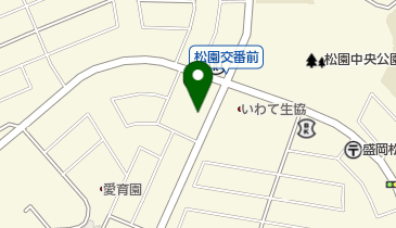 松園地区活動センター トイレの地図画像