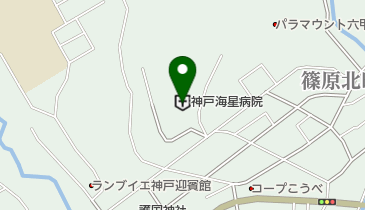 神戸海星病院 トイレの地図画像