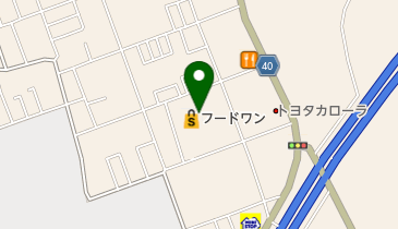 フードワン 綾瀬店 トイレの地図画像