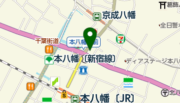 市川市市民談話室 トイレの地図画像