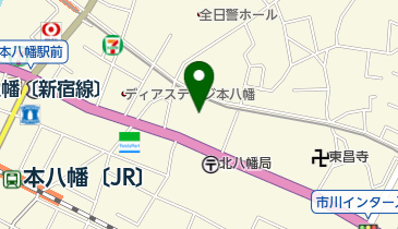 市川市役所 トイレの地図画像