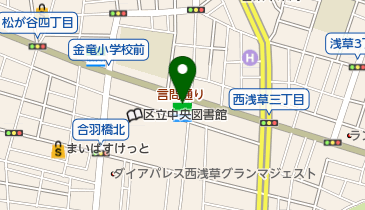 ファミリーマート 西浅草3丁目店 トイレの地図画像