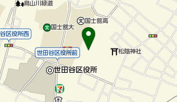 若林公園 トイレの地図画像