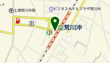 荒川沖駅 西口公衆トイレの地図画像