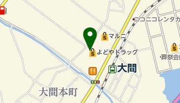 よどやドラッグ 須崎店 トイレの地図画像