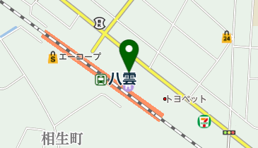 ツルハドラッグ 八雲本町店 トイレの地図画像