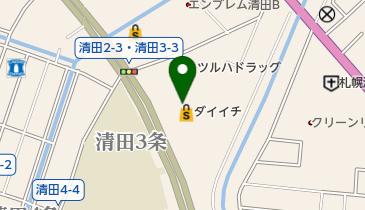ダイイチ 清田店 トイレの地図画像